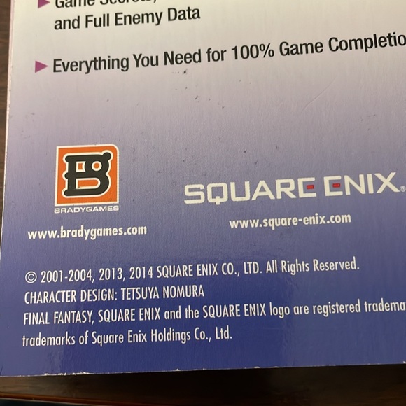 Final Fantasy X I X-2 HD Remaster Official Strategy Guide 2001-2004, 2013, 2014 - Picture 6 of 6